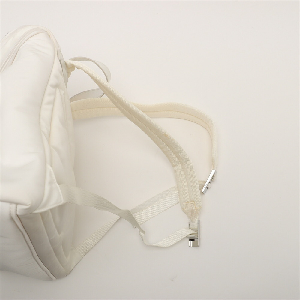 Prada White Rucksack Backpack Tessuto Signor Nylon View 6